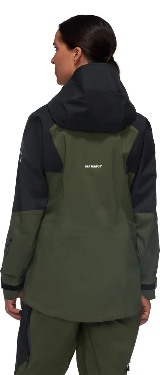 Mammut Eiger Free Advanced Hs Hooded Jacket Women Dark Marsh-Black