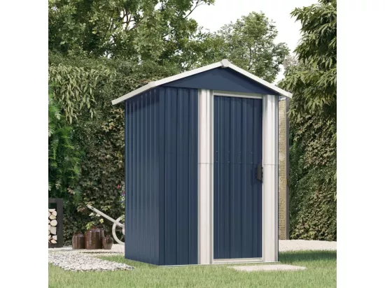Abri de jardin Anthracite 126x97,5x177 Acier galvanisé