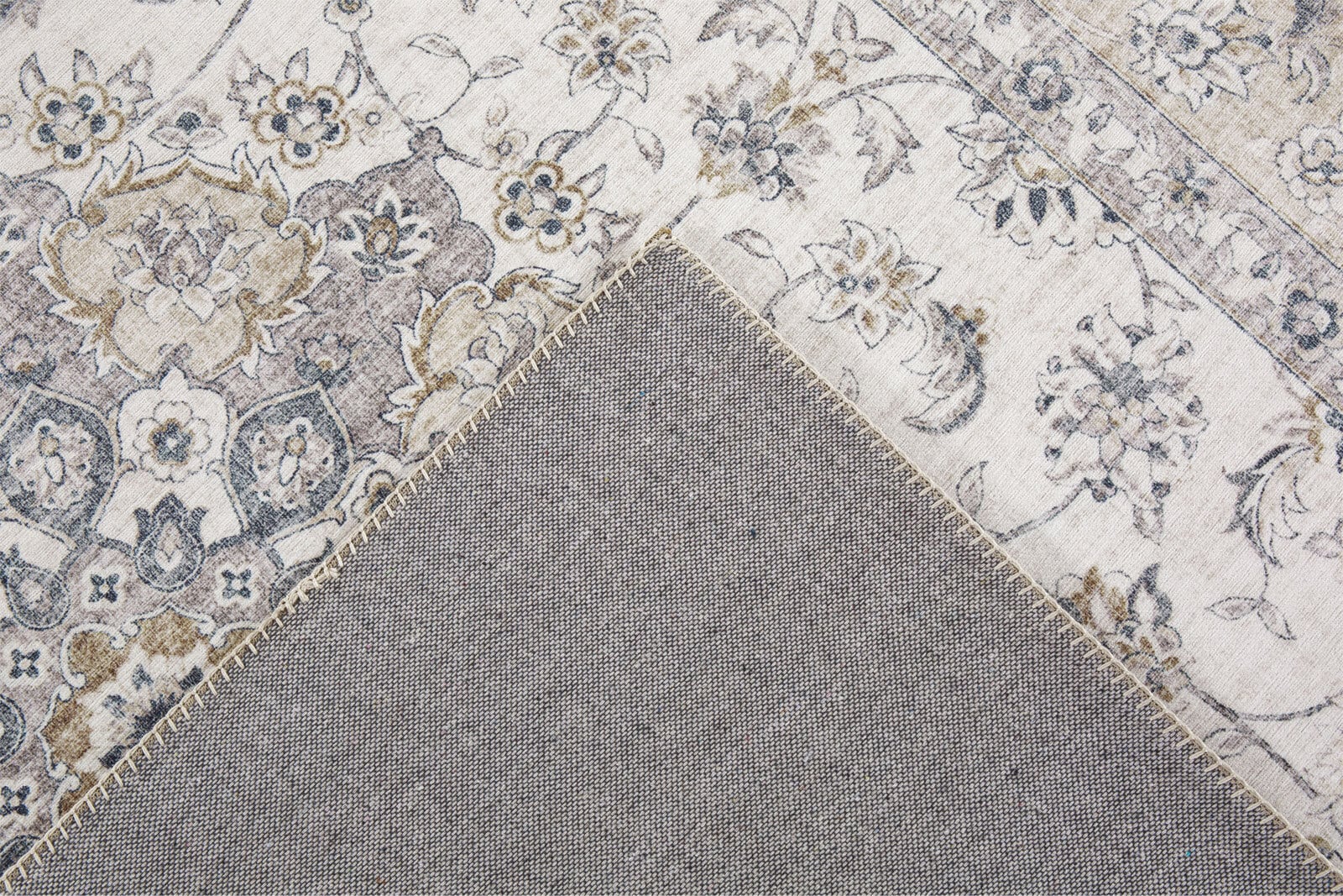 Vintage-Teppich Newcastle 160 x 230 cm Creme