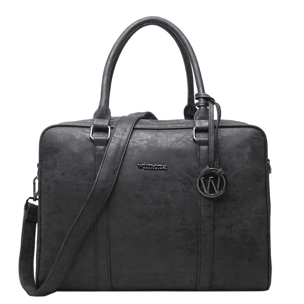 Wimona Luciana Dames Laptoptas black
