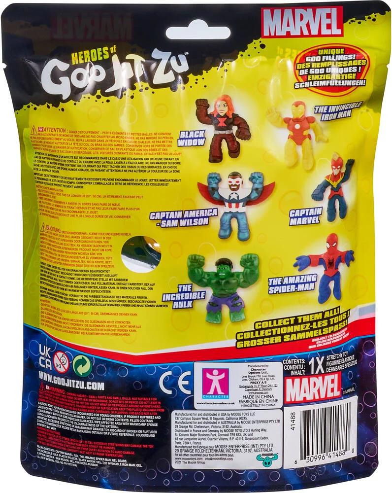 FIGURINE 11 CM - CAPITAINE MARVEL   - GOO JIT ZU  MARVEL