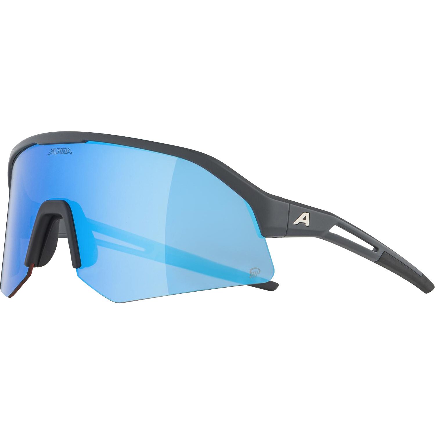 Alpina Sonic HR Q Sonnenbrille midnight grey matt