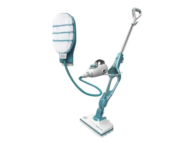 BLACK DECKER FSMH1351SM - Damprenser - stav - hvid/turkis