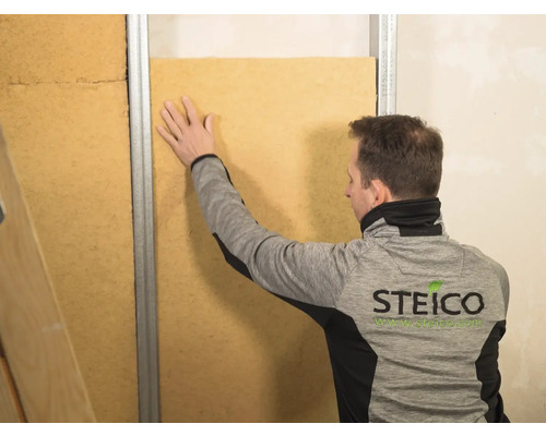 STEICOflex houtvezelisolatiemat voor droogbouw WLS 038 1200 mm x 625 mm x 40 mm (wordt alleen per pallet verkocht)