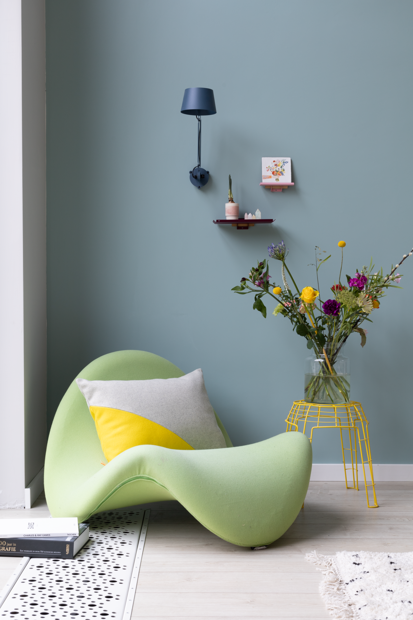 SWEET shelf small 15 cm Cloverleaf Green
