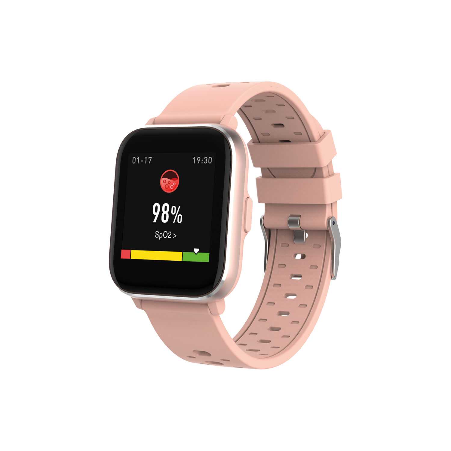 DENVER Smartwatch SW-164 rosé 1,4″ Full-Touch-Display