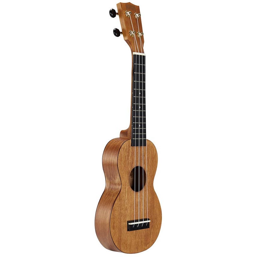 Mahalo MS1TBR Slimline Series sopraan ukelele transparent brown