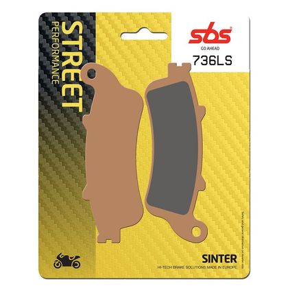 Plaquettes de freins SBS 736LS Sinter Métal Fritté arrière