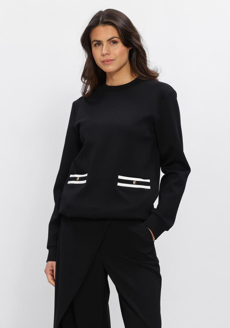 zwarte house of gravity trui classic signature sweater