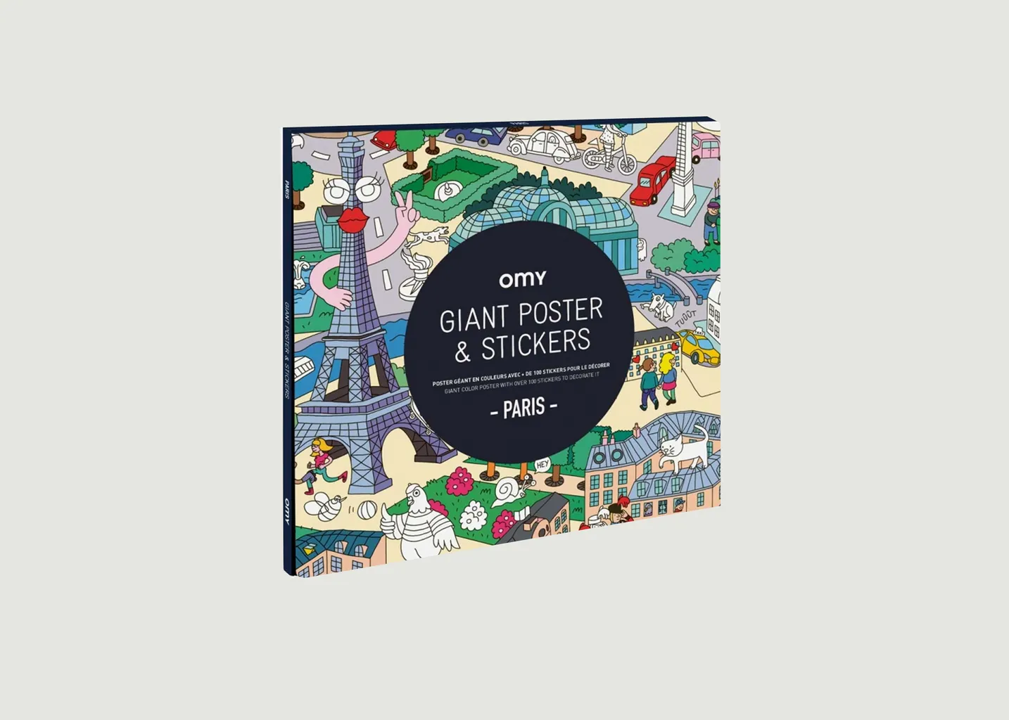 Poster Paris stickers Omy
