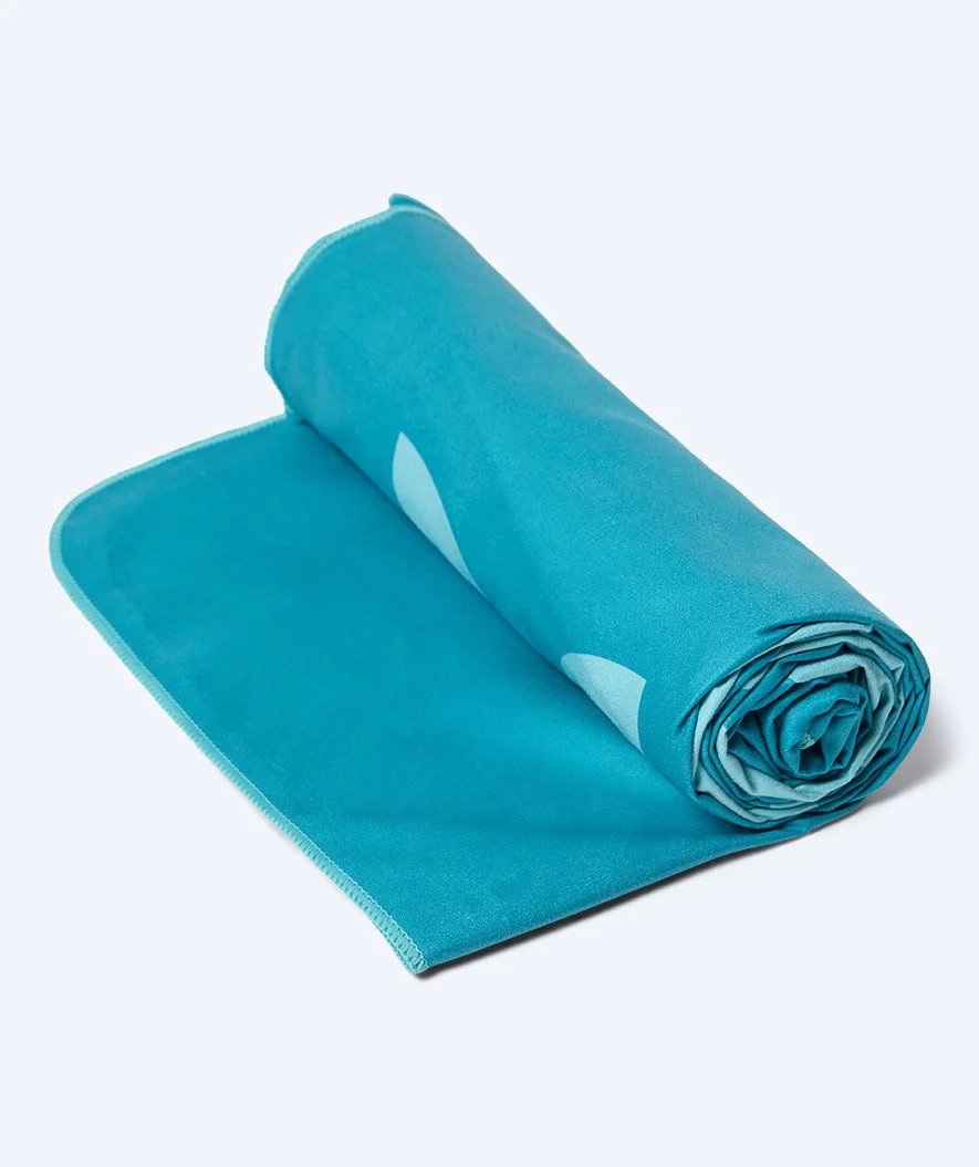 Watery microfiber håndklæde (160 x 80 cm) - Rafferty - Ocean Blue