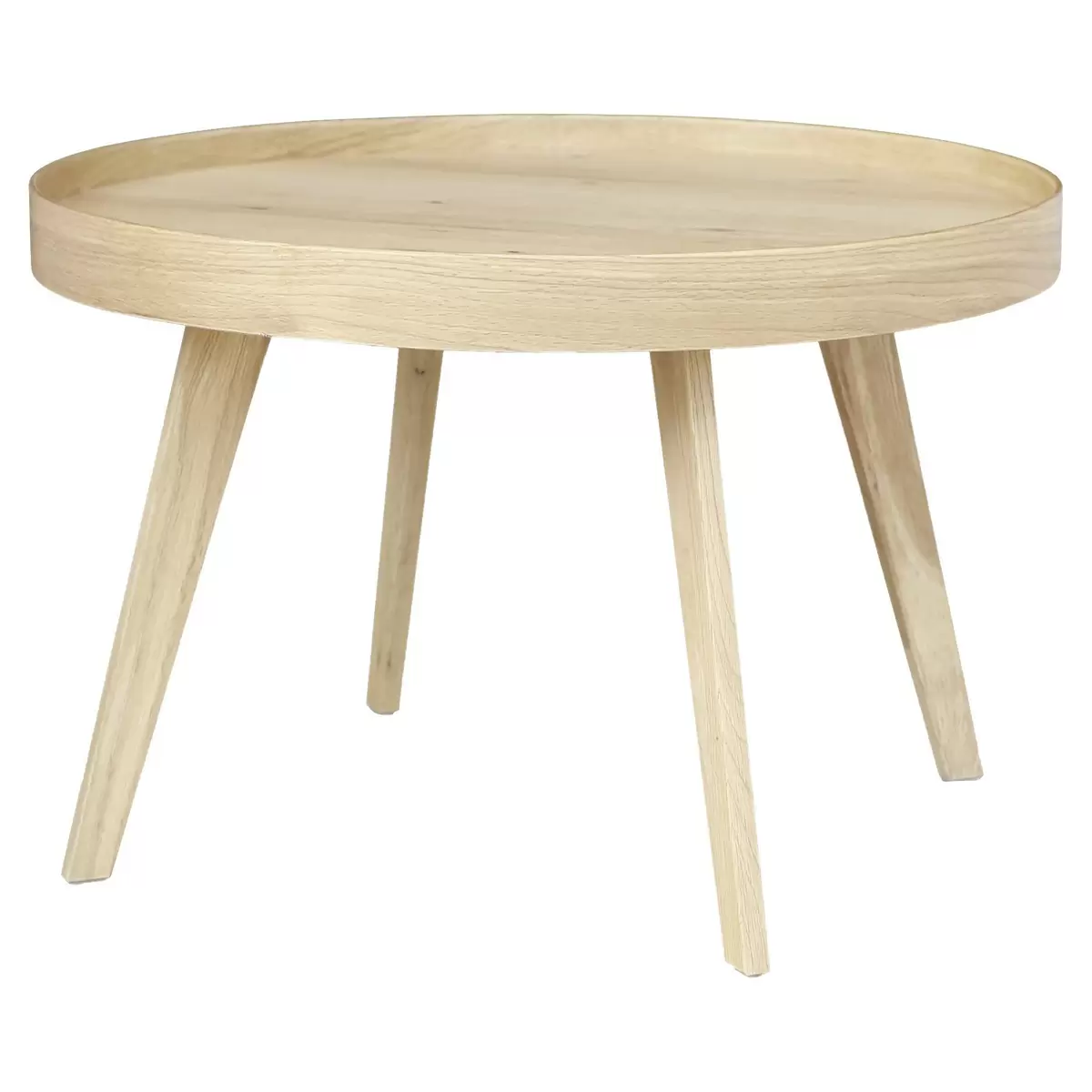 Salontisch rund Wood Eiche