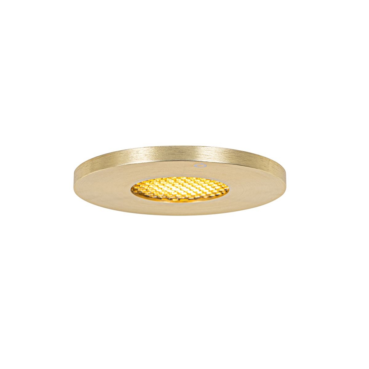 Moderne badkamer inbouwspot goud IP54 - Shed Honey