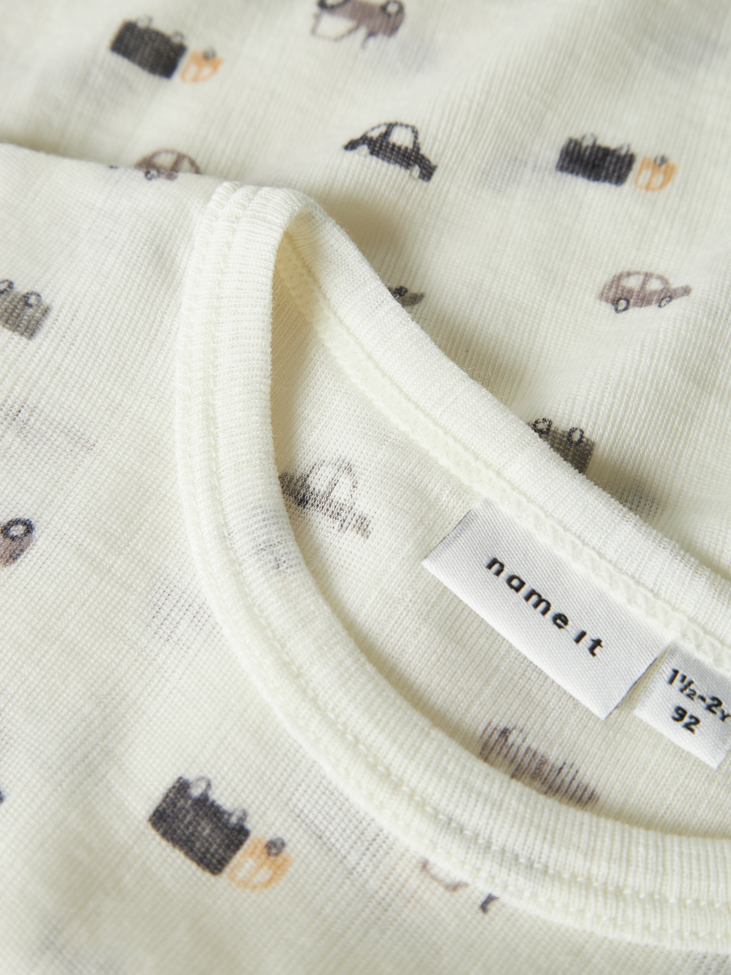 Name It Langarmshirt »NMMWANG WOOL NEEDLE LS TOP NOOS«, aus reiner Merinowolle