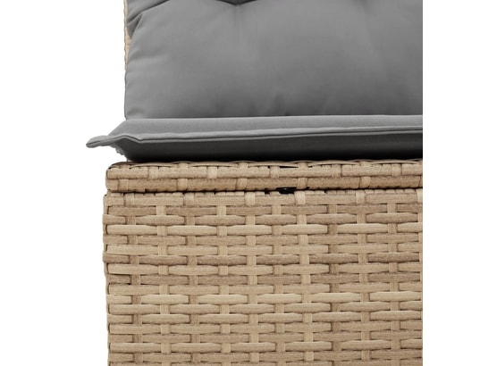 LES TENDANCES - Salon extérieur Salon de jardin-gris clair-12 places-55x62x69-454518