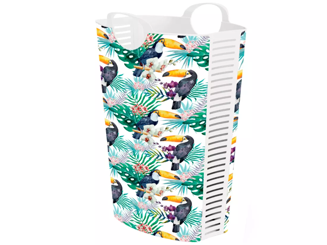 panier à linge panier à linge 58l tucan 45,5x37x65