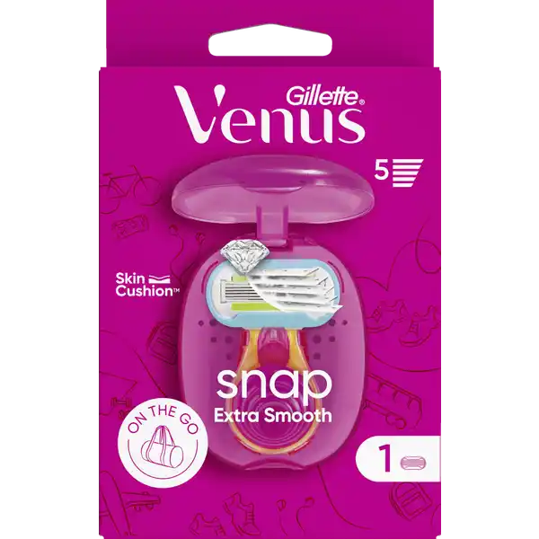 Extra Smooth Snap Rasierer mit einer Klinge