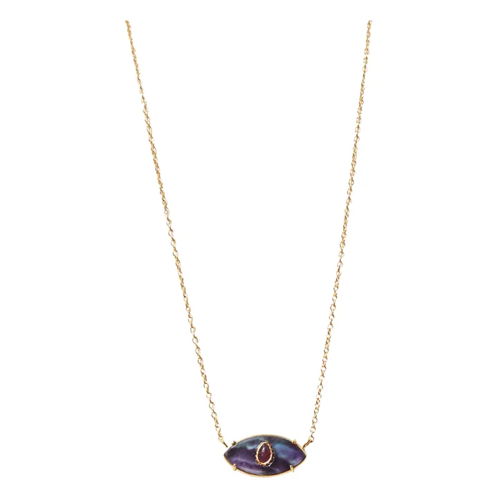 Bohemian Rhapsodie Paris Collier Ayin Fluorite | Bordeaux