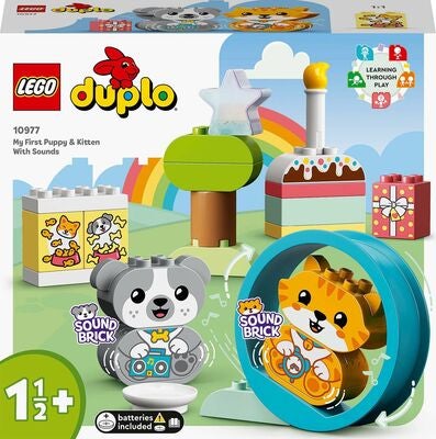 LEGO DUPLO 10977 Min Første Valp Og Kattunge Med Lyd