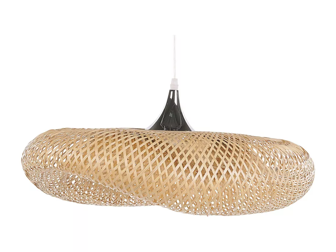 Lampe suspension BOYNE Bambou Marron clair