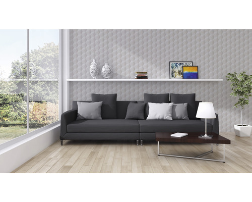 Vliesbehang 96255-1 New Life Cube 3D look beige