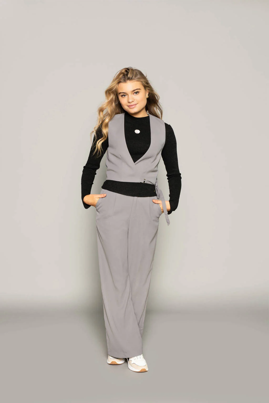 Frankie&Liberty pantalon grijs