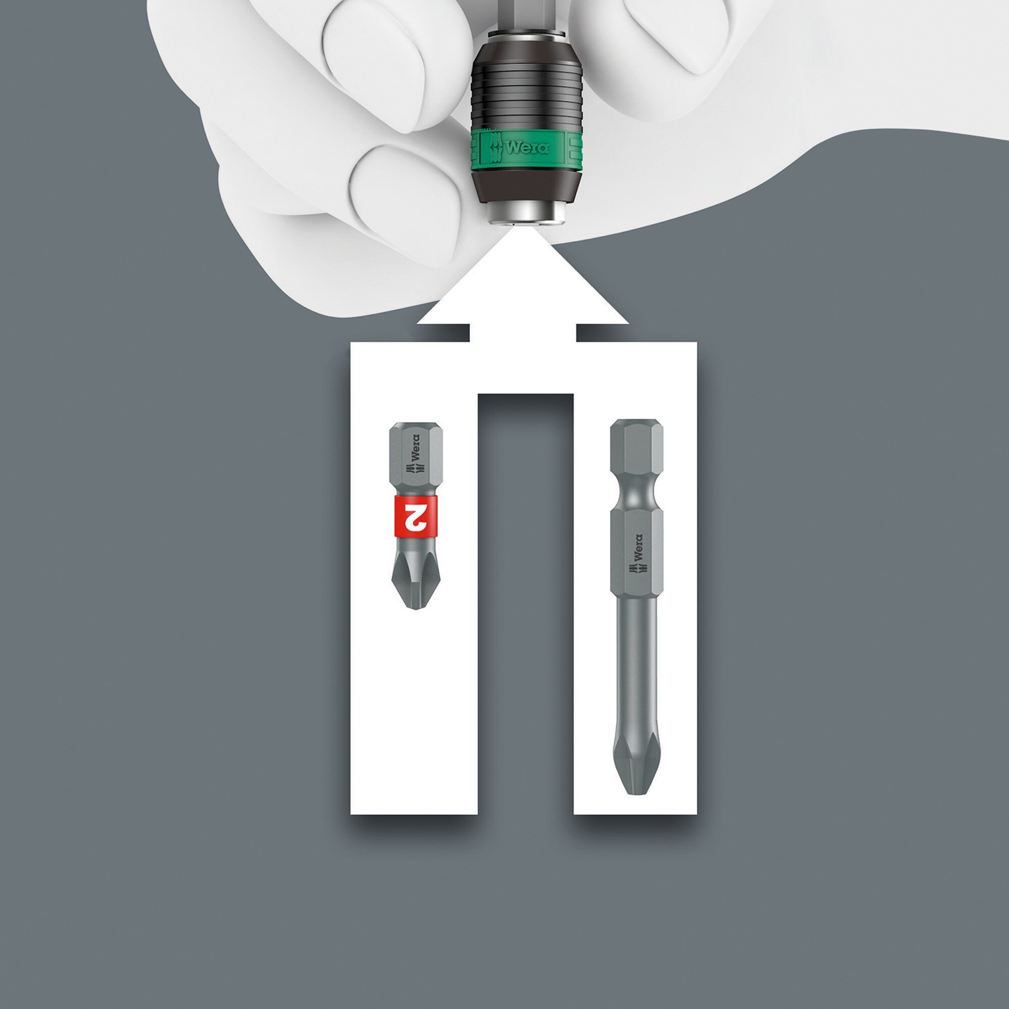 Wera Bit-Satz Bit-Check 12 Diamond 1, 1/4
