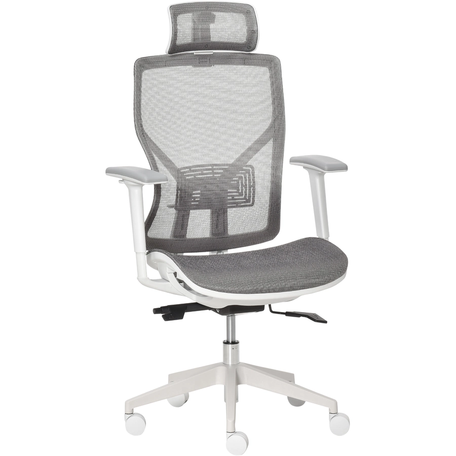 Vinsetto Bürostuhl ergonomisch geformt, high-end gaslift Grau