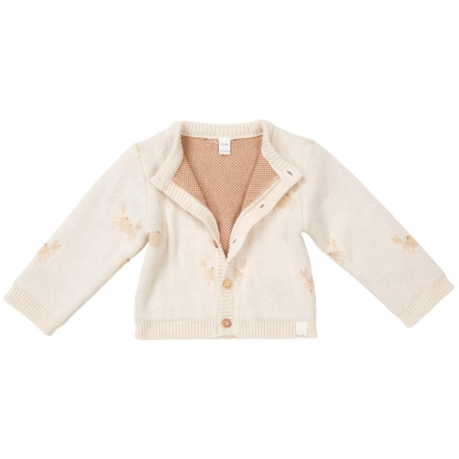 koeka Cardigan Life is a beach Weiß