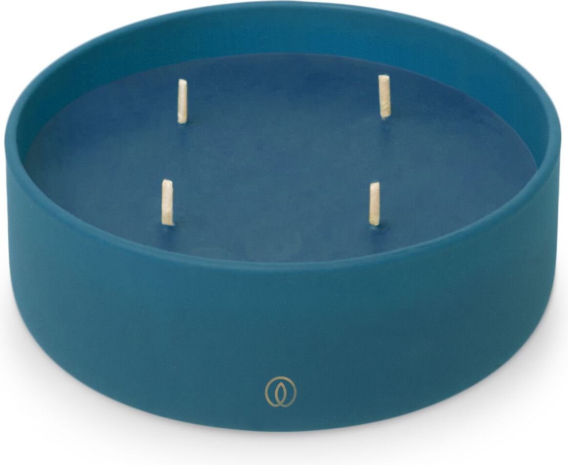 Spaas geurkaars Essential collection Soft Sunrise blauw 20 uur D 13 H 4,5 cm