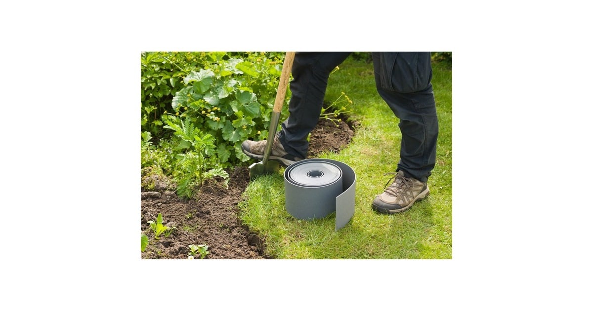 NatureBorderrand H7,5cm x 10m begrenzing  (Grijs)