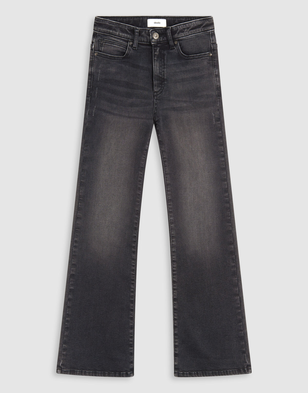 Flared Fit Jeans Zwart