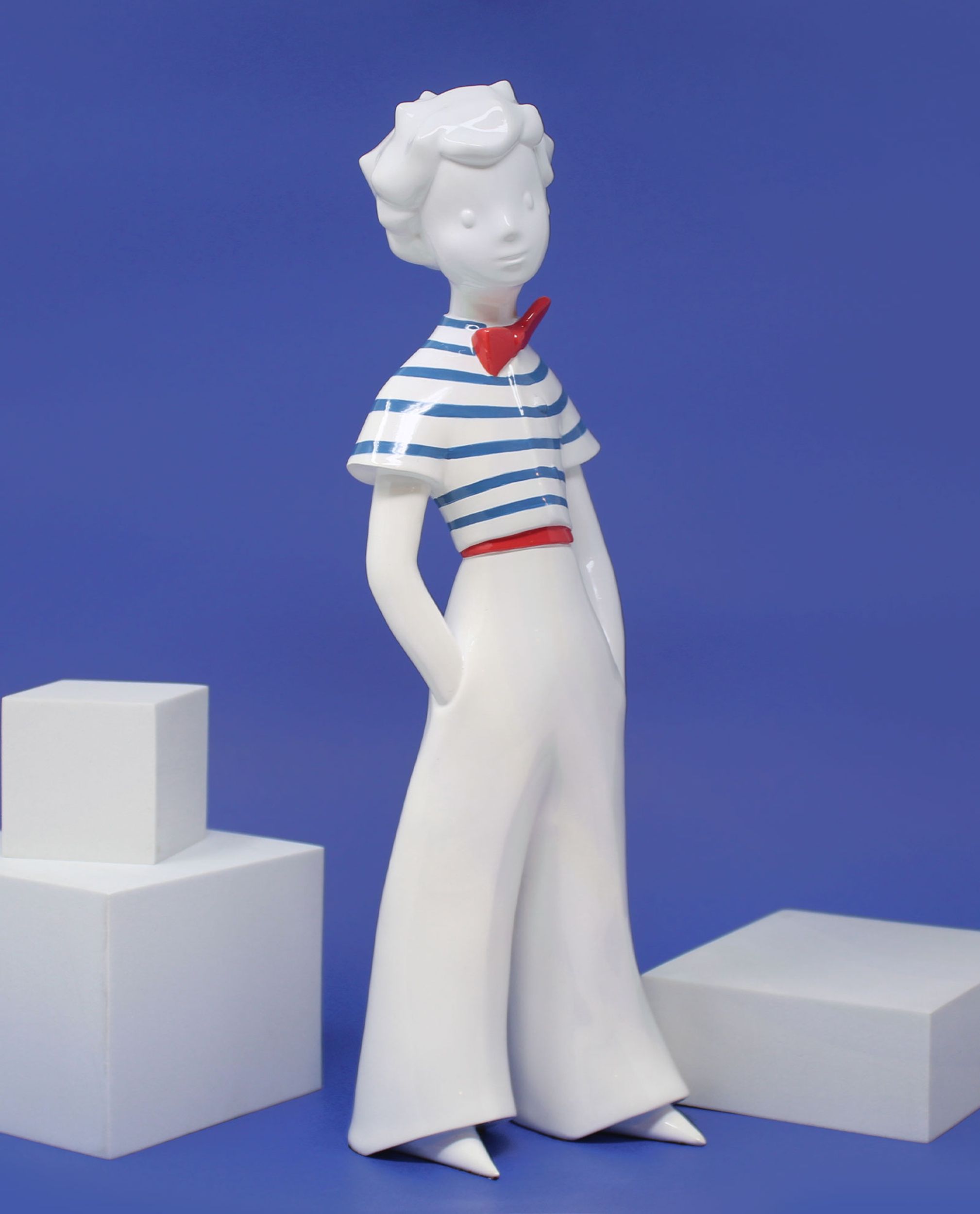 Der kleine Prinz 30cm marine Figur