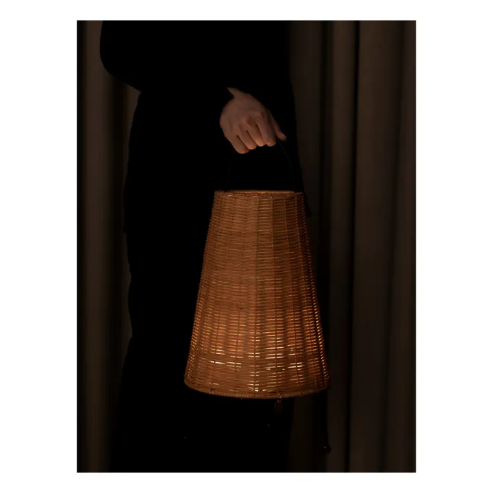 Ferm Living Lampe à poser Porti en rotin