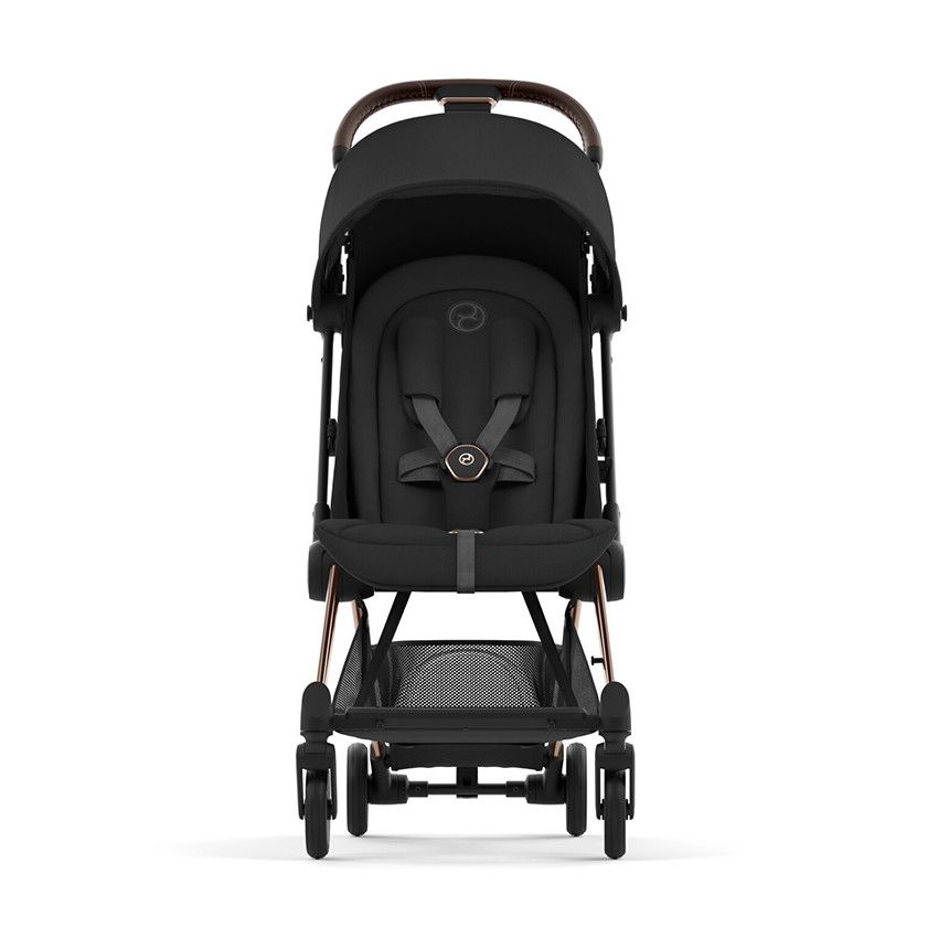 Poussette ultra-compacte Coya rosegold/sepia black - Ecru
