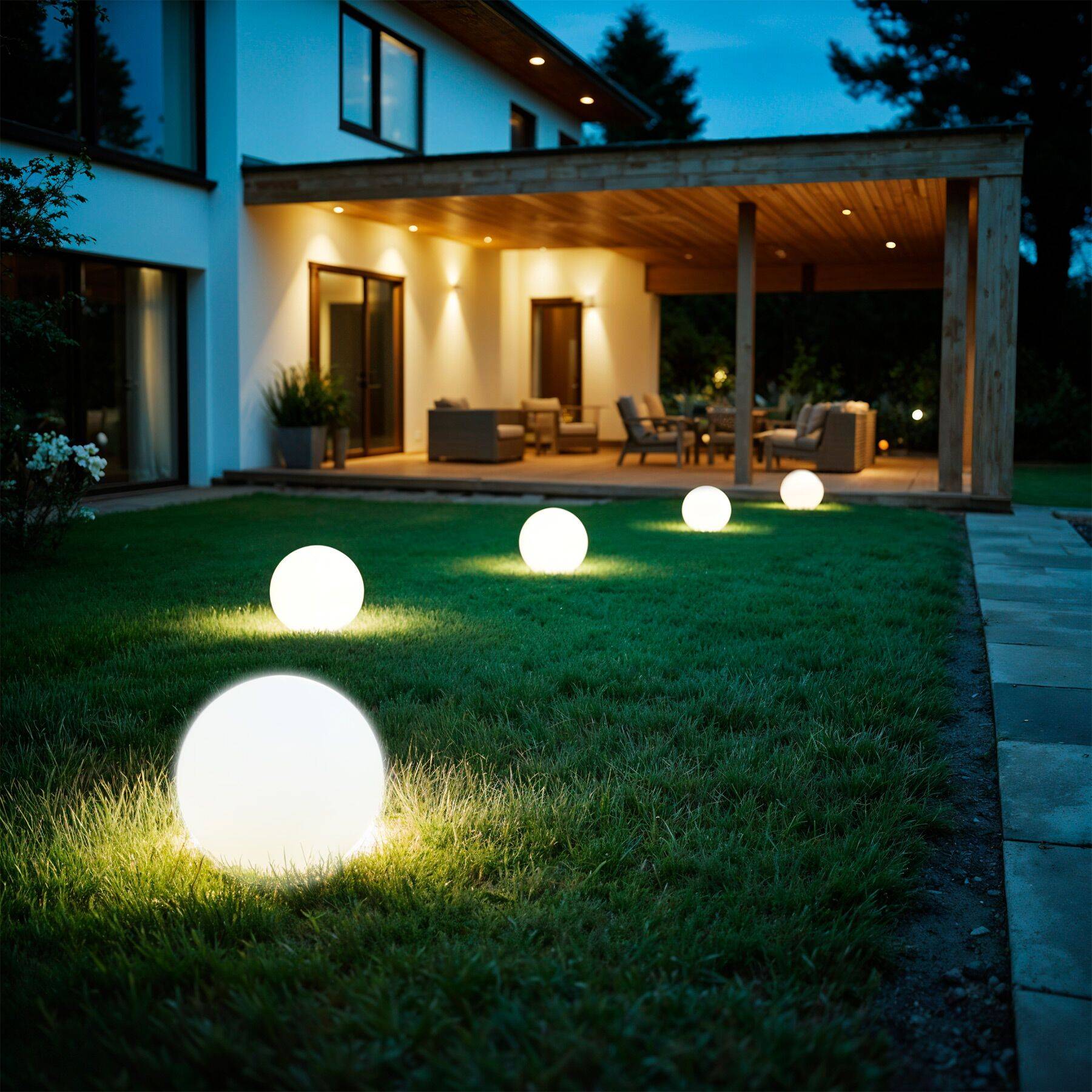Kugelleuchte Luminous Globe, LED, mit Fernbedienung