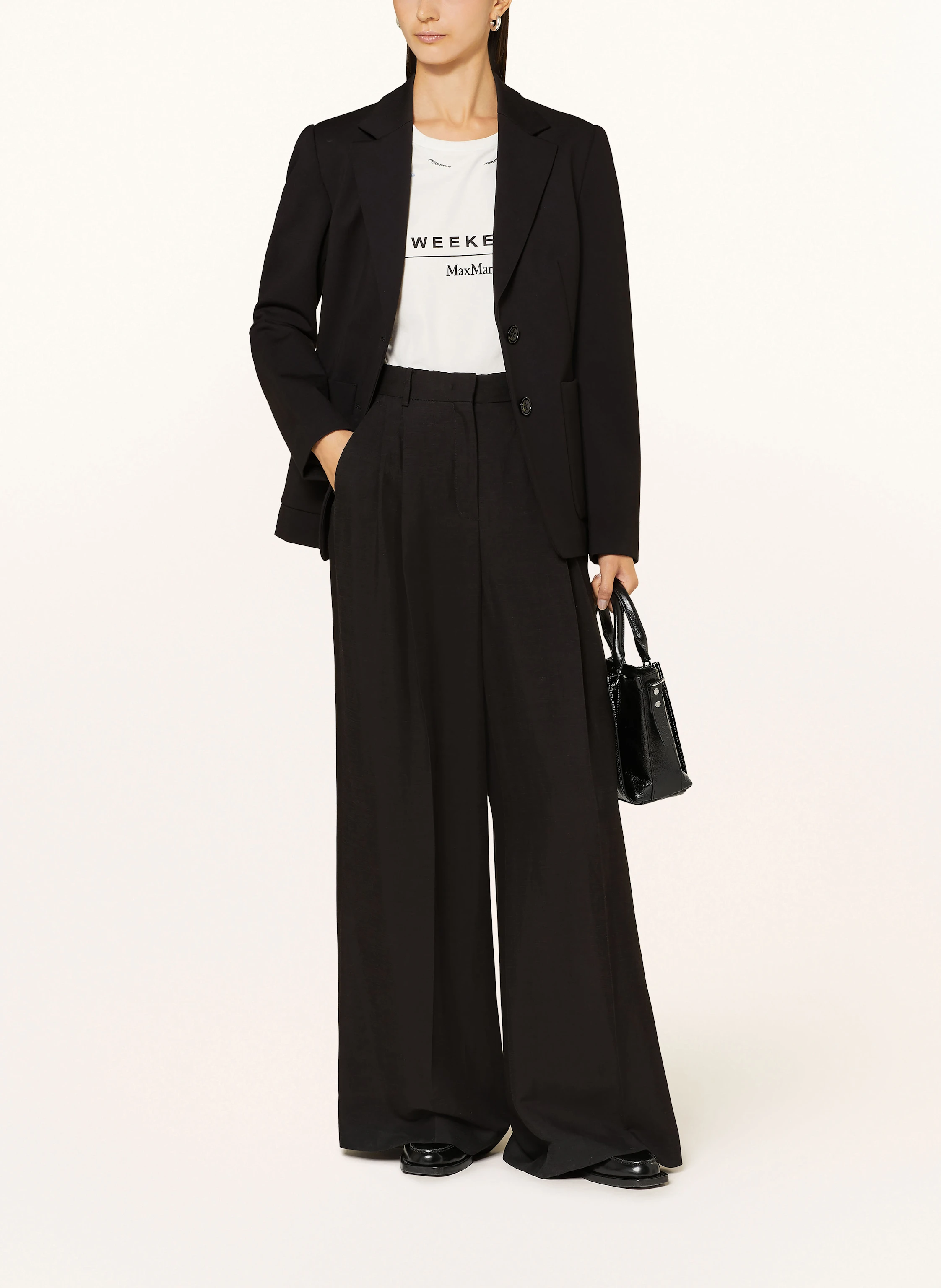 WEEKEND Max Mara Marlenehose VELIERO mit Leinen