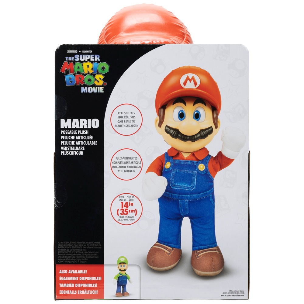 Nintendo Super Mario Movie 35cm Mario Plüschtier