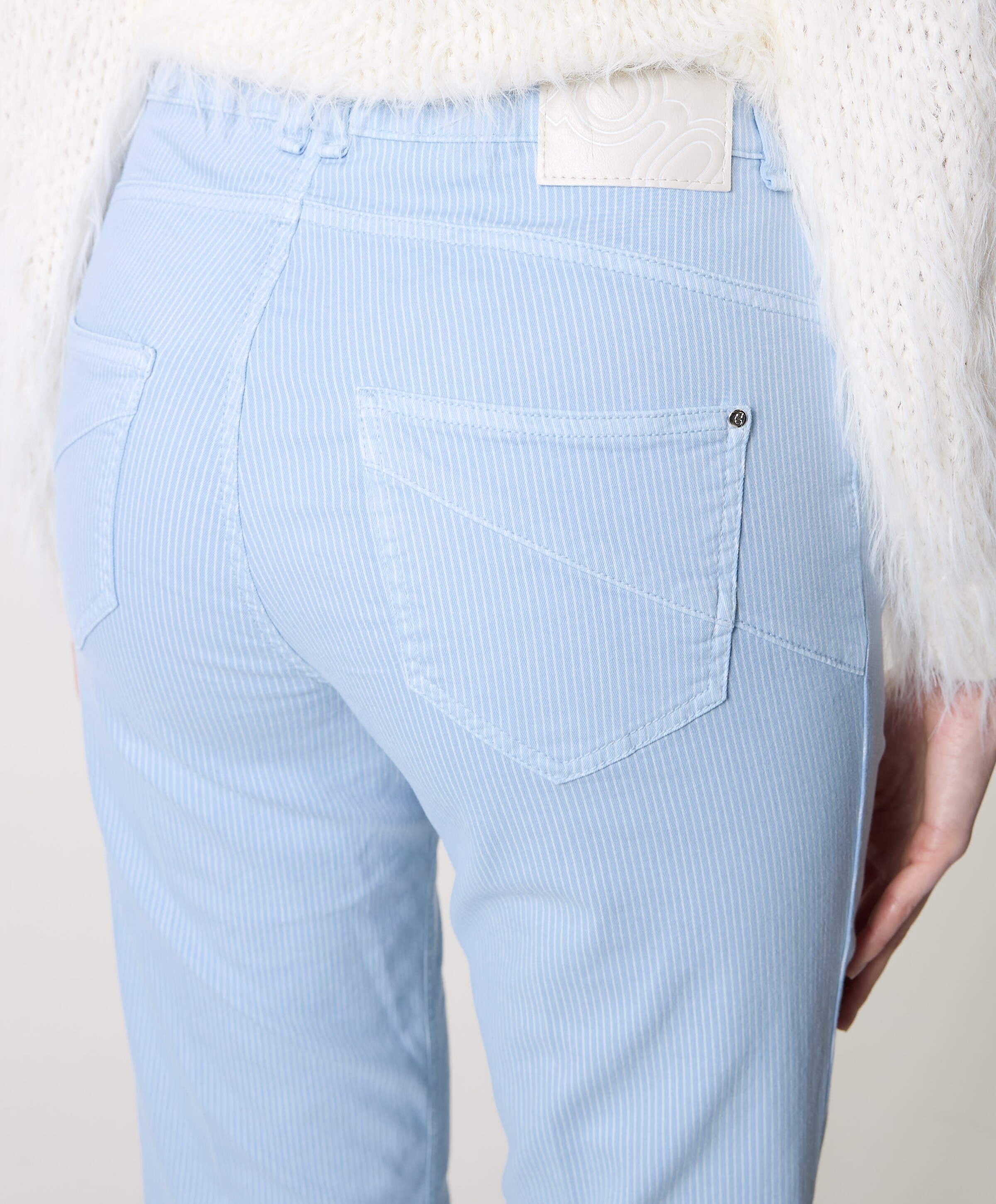 Gardeur Bootcut Slim dames broek blauw