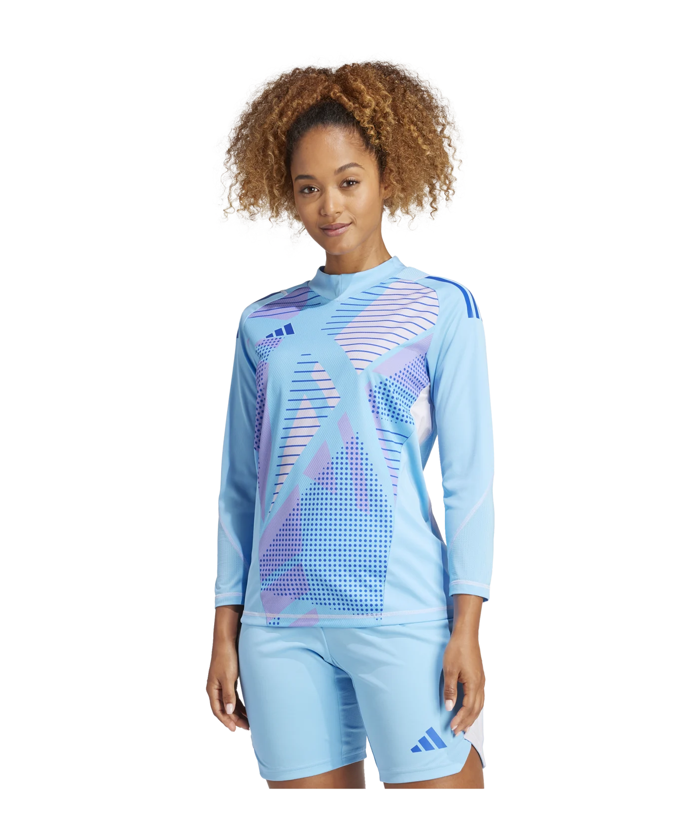 adidas Tiro 24 Pro Torwarttrikot langarm Damen Blau
