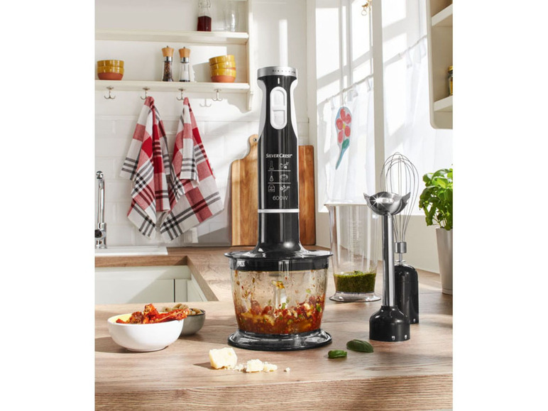 Staafmixerset, 600 W, 5 snelheden