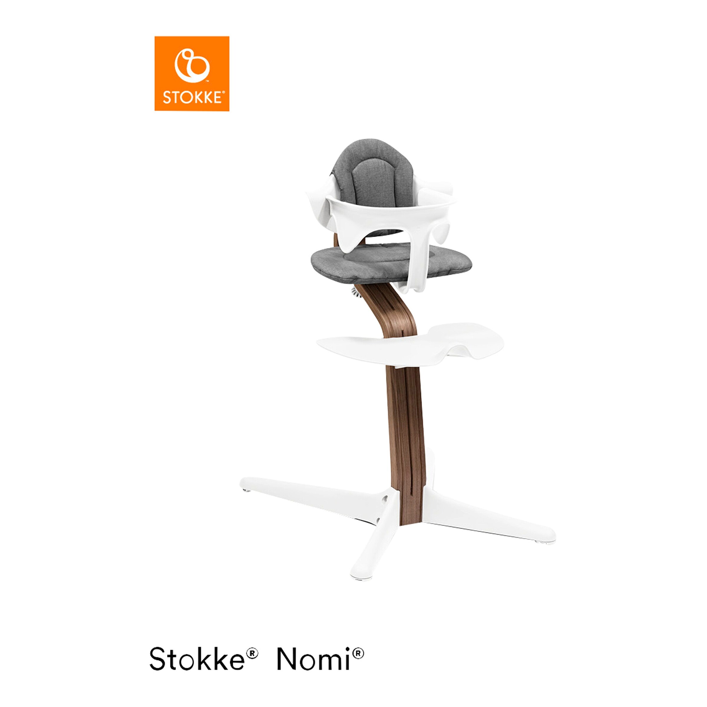 Stokke® - Nomi Hochstuhl Walnuss White