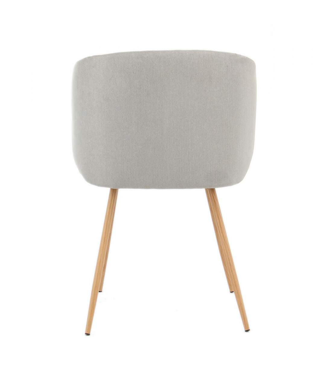 Lot de 2 chaises ANA en polyester doux et soyeux fait main