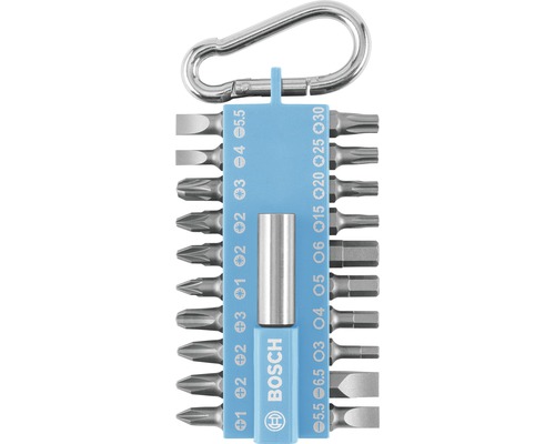 Bosch bitset 21-delig, blauw