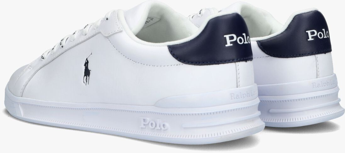 witte polo ralph lauren lage sneakers hrt court ii