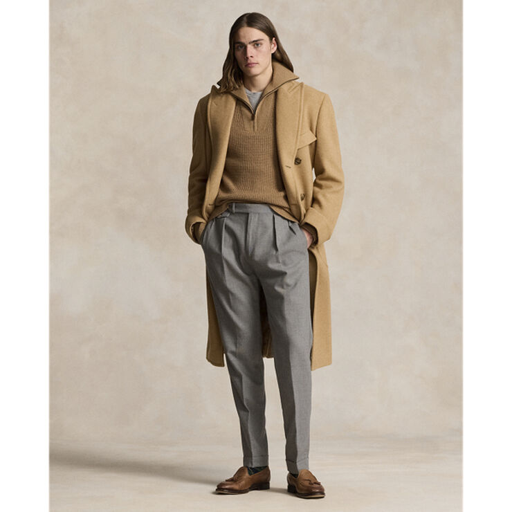 Polo Ralph Lauren COTTON WOOL-LSL-PLO Brown sugar melange