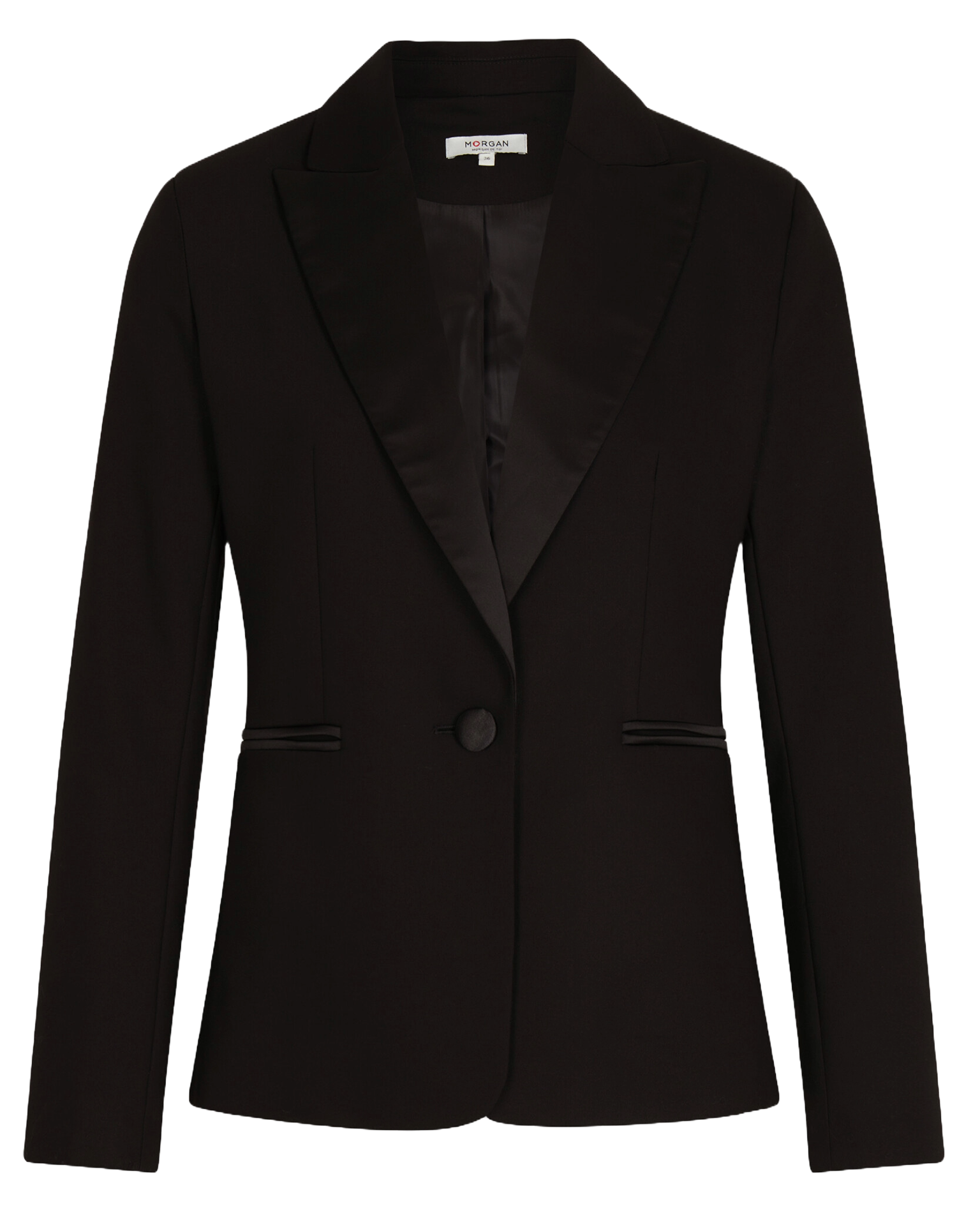 VFIBY.F - Veste tailleur en coton mélangé | Noir