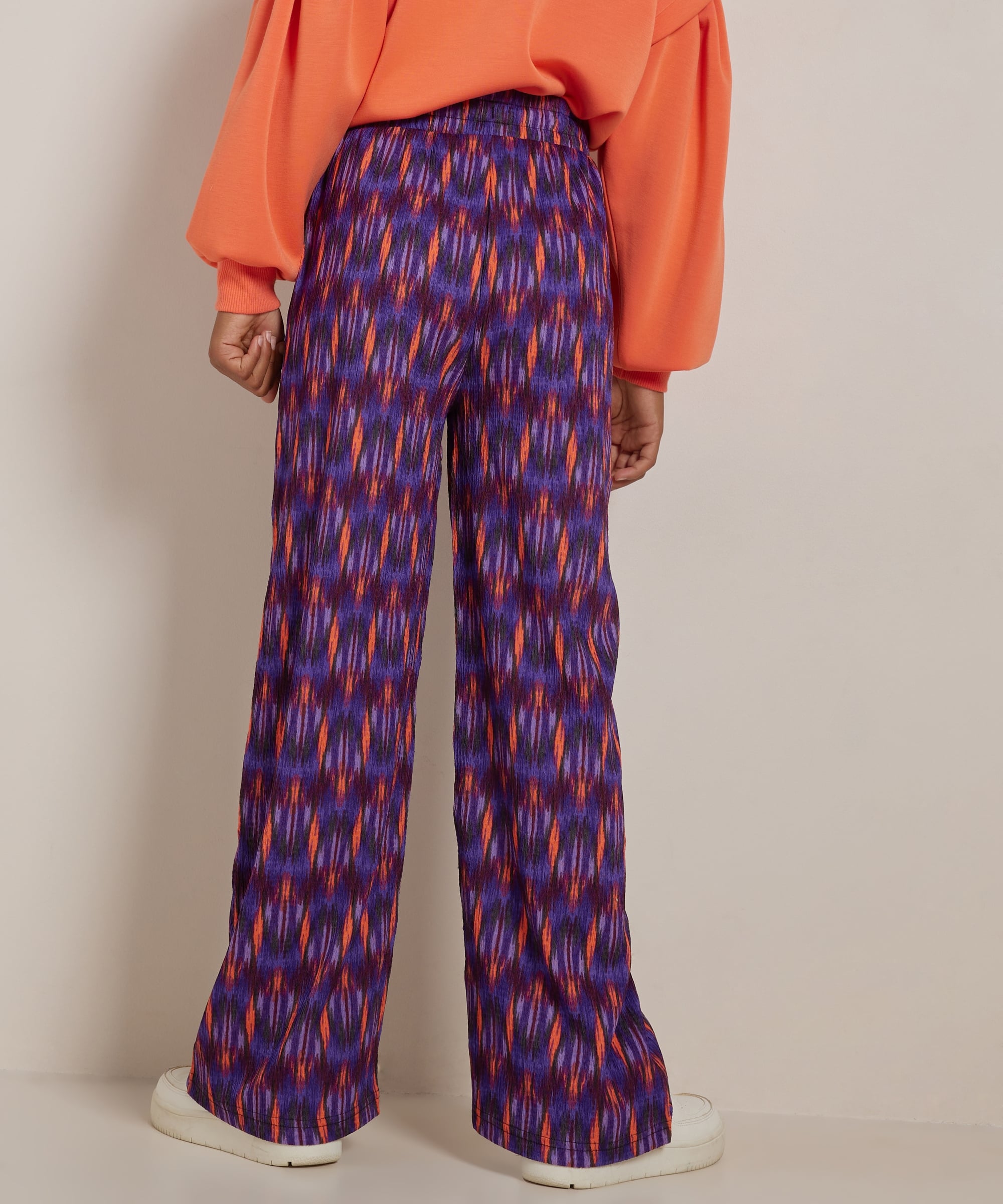 wide fit broek all-over print