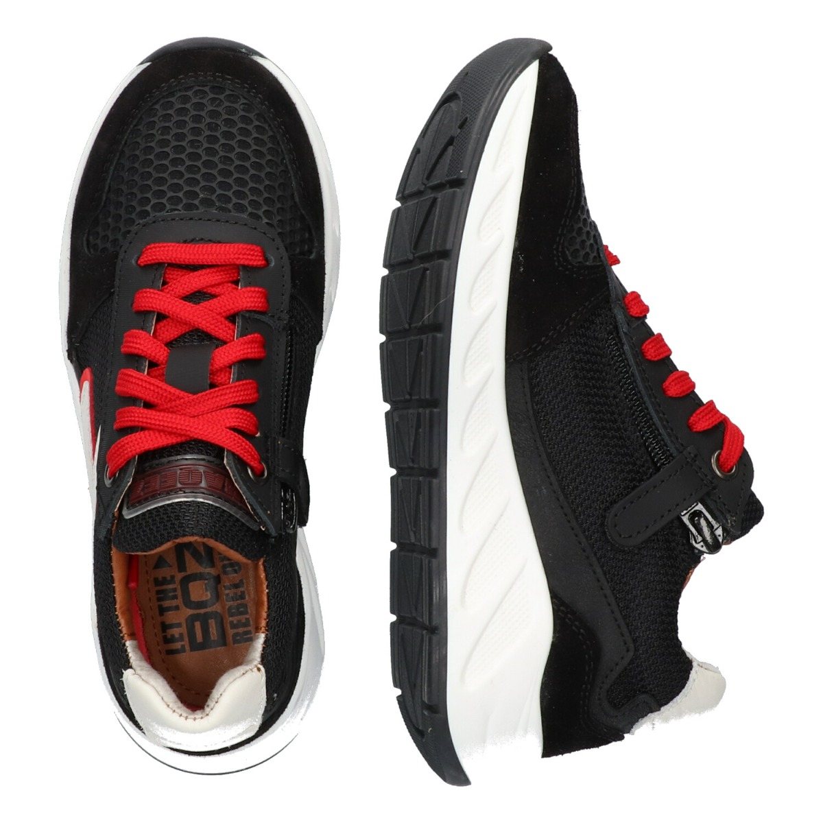 Felipe Fez - Lage Sneakers Braqeez Zwart