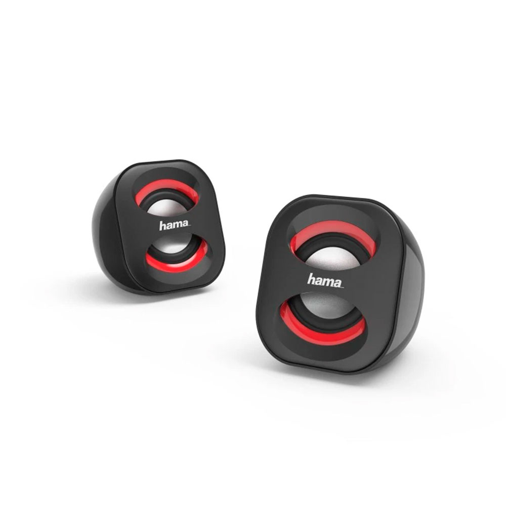 Sonic Mobil 183 Macbook / Notebook / Laptop / PC Stereo Lautsprecher USB / 3.5mm AUX Anschluss (00173131) - Schwarz
